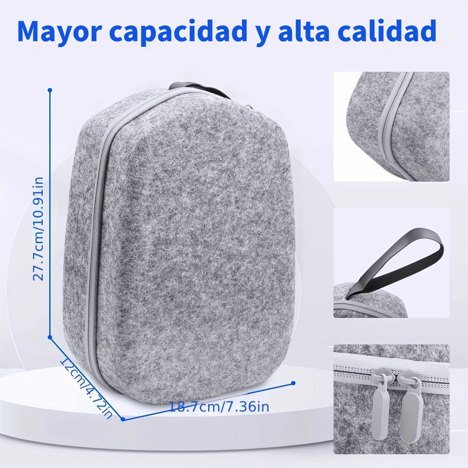 Funda rígida para Meta Quest 2 JSVER Funda de transporte para Quest/Quest  2/Oculus Go/Samsung Gear Realidad virtual y kit de control de juegos de