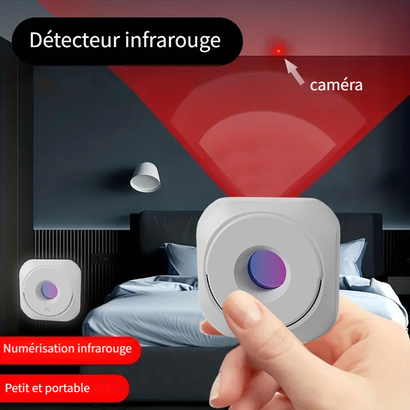 1pc Détecteur De Caméra Cachée, Dispositif Portable A9 Détecteur