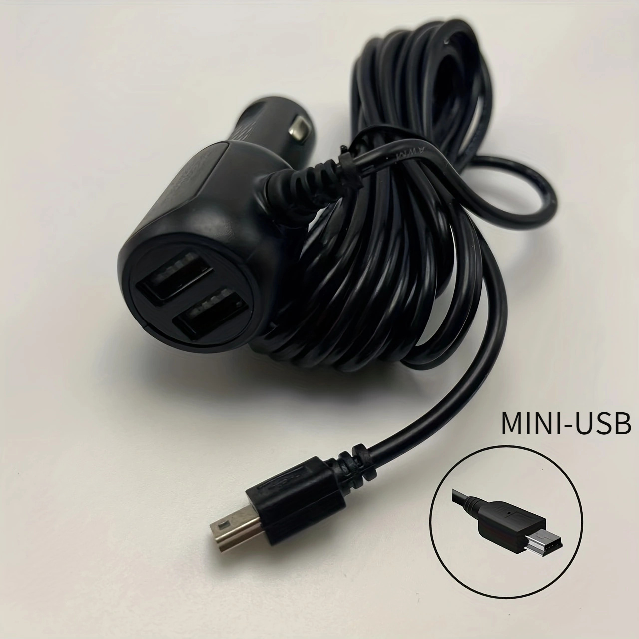 Caricatore Per Auto Caricatore GPS Cavo Di Ricarica Rapida PD QC3.0  Caricatore USB Per Auto 12V Mini Cavo Di Alimentazione USB Porta Doppia