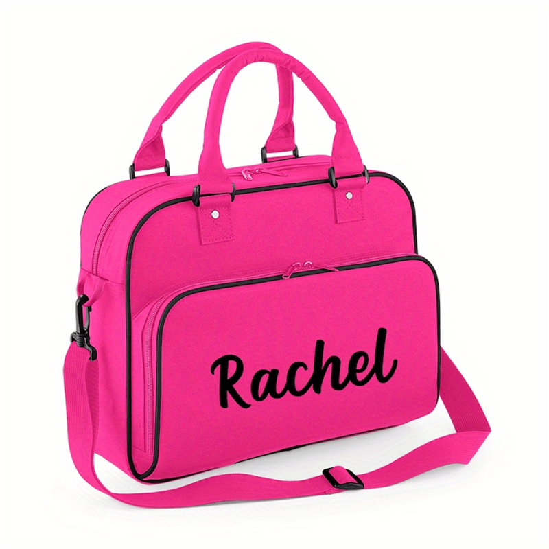 customized 1pc personalized school bag with name customized gym bag sports bag handbag shoulder bag crossbody bag great christmas halloween thanksgiving day gift new years gift valentines day gift details 0