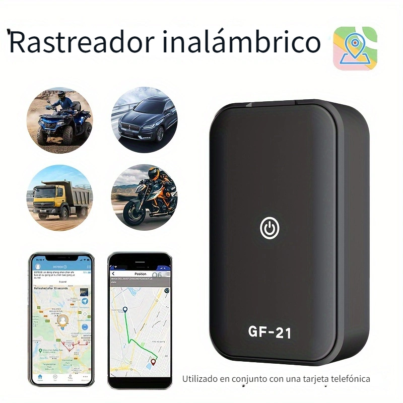 Mini Rastreador De Vehículos GPS Localizador En Tiempo Real GSM / GPRS  Motocycle Car Tracking Device - Temu