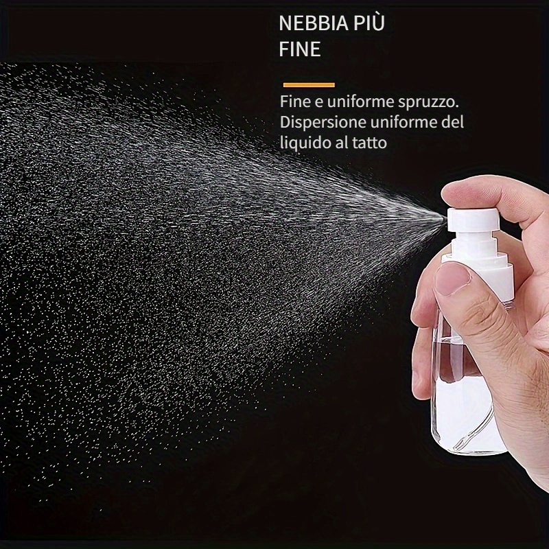 Due Flaconi Spray Acqua 60 Ml/30 Ml Nebulizzatore A Spruzzo - Temu Italy