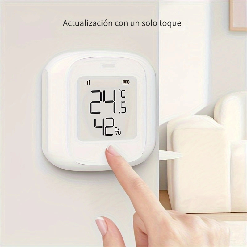 Monitor Temperatura Humedad Wifi Sensor Inalámbrico - Temu Mexico