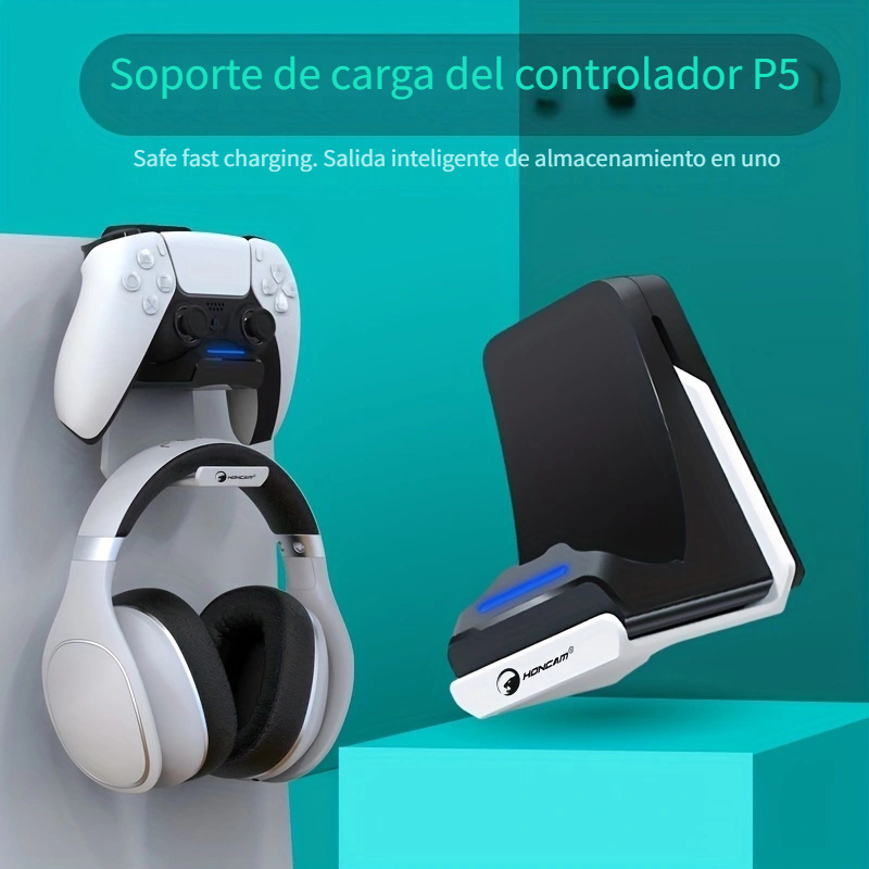 Cargador Controlador Ps5 Estación Carga Playstation 5 - Temu Mexico
