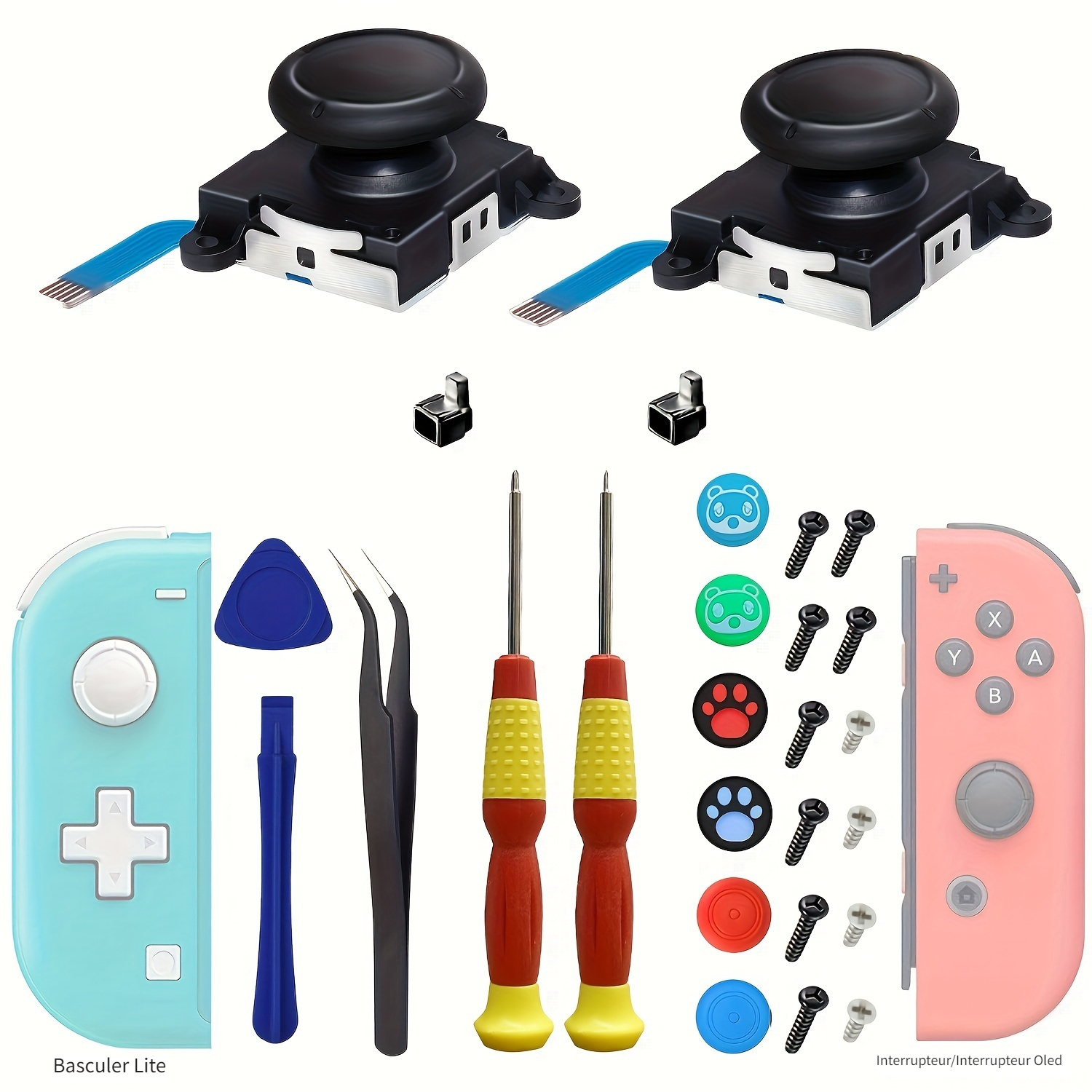 Kits d'outils, outils de réparation Nintendo Switch, kits de