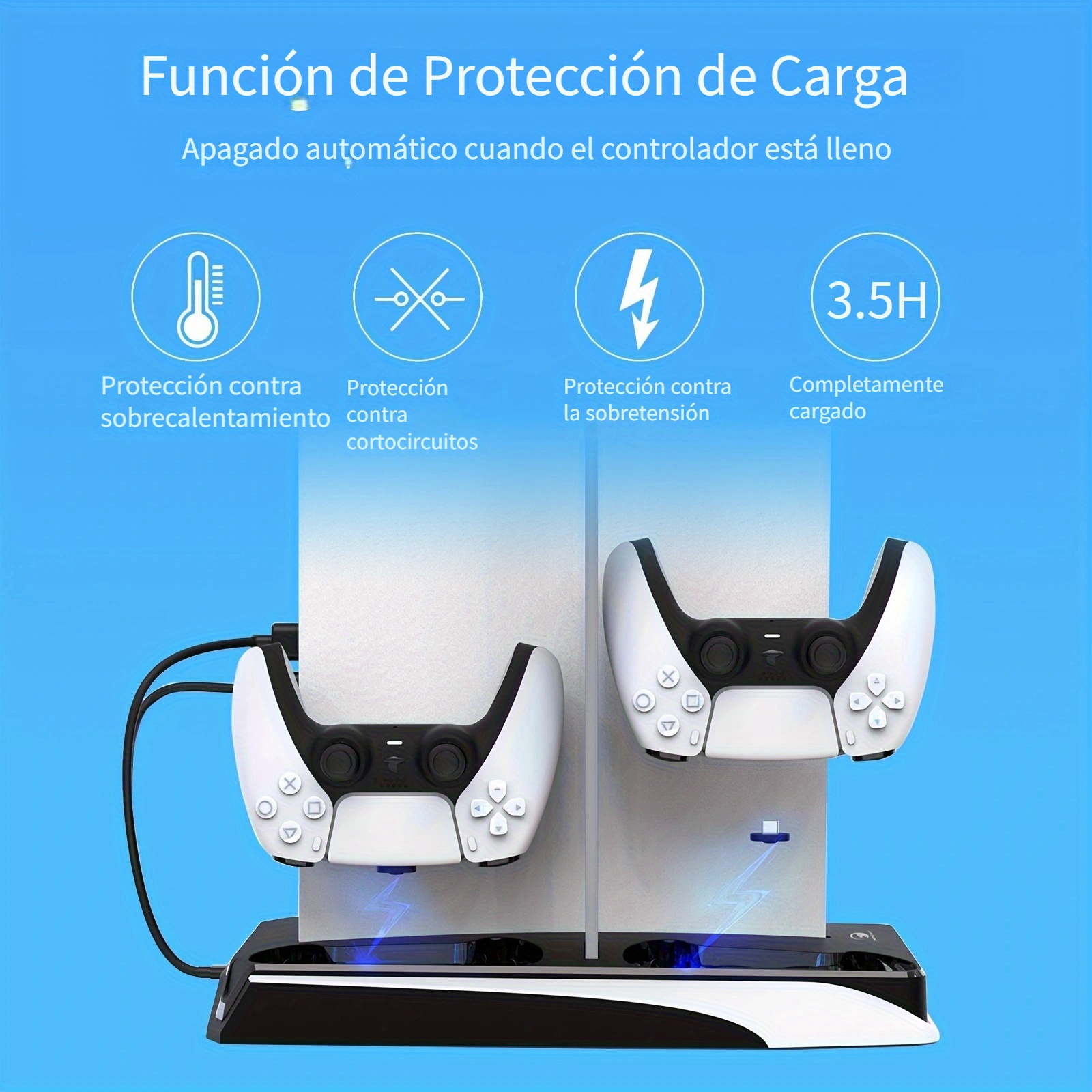Para Accesorios De PS5 Ventilador De Refrigeración Con Luz - Temu Chile