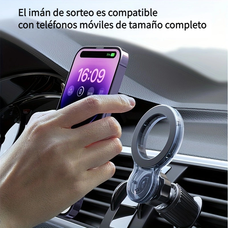 Soporte Magnético Inteligente Teléfono Coche: Mantenga - Temu