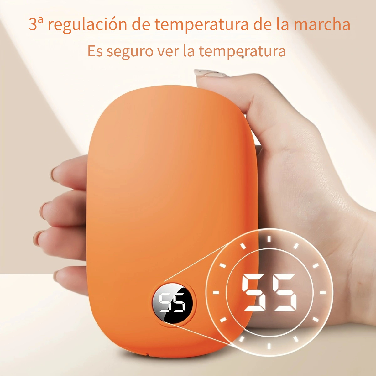 Hand Warmer Usb Power Bank 2-en-1 Mini Bolsa Agua Caliente