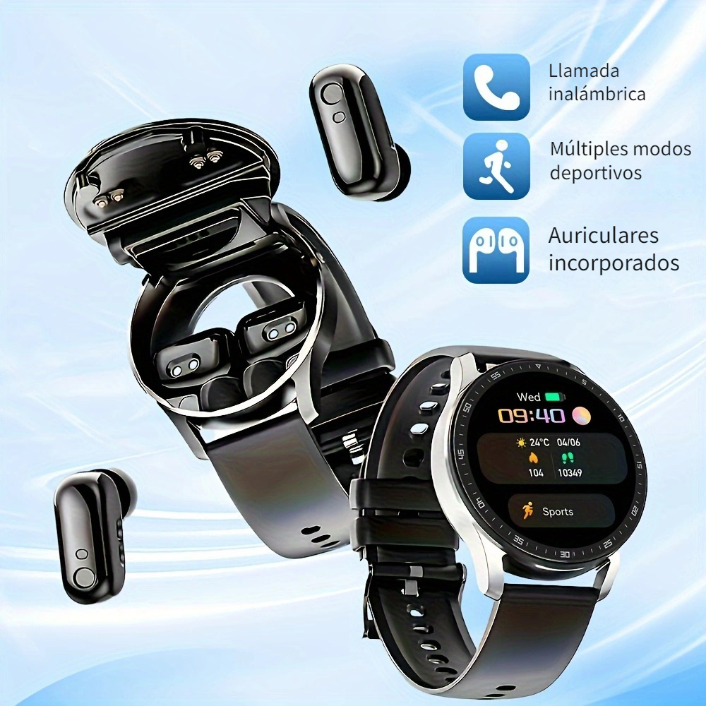 Reloj Inteligente Mujer Llamadas Bluetooth Smartwatch Regalo 2 Correas 