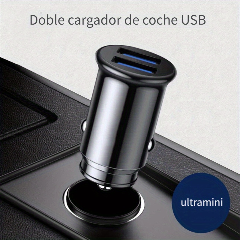 Cargador USB Para Automóvil 5V / 3.1A Adaptador De Dos - Temu