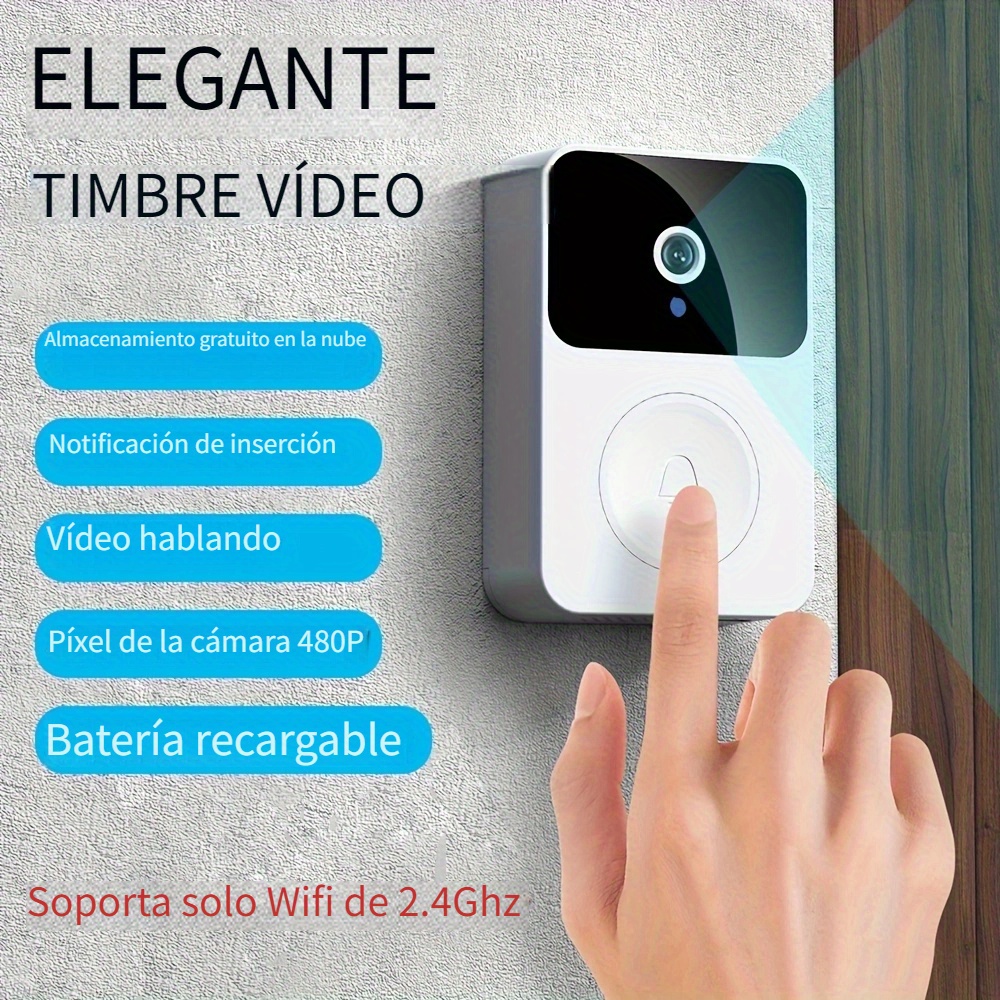 Timbre Inalámbrico Cámara Videoportero Wifi Inteligente - Temu Chile