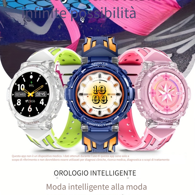 M6 Smart Watch Schermo A Colori Modalità Sportiva Multipla