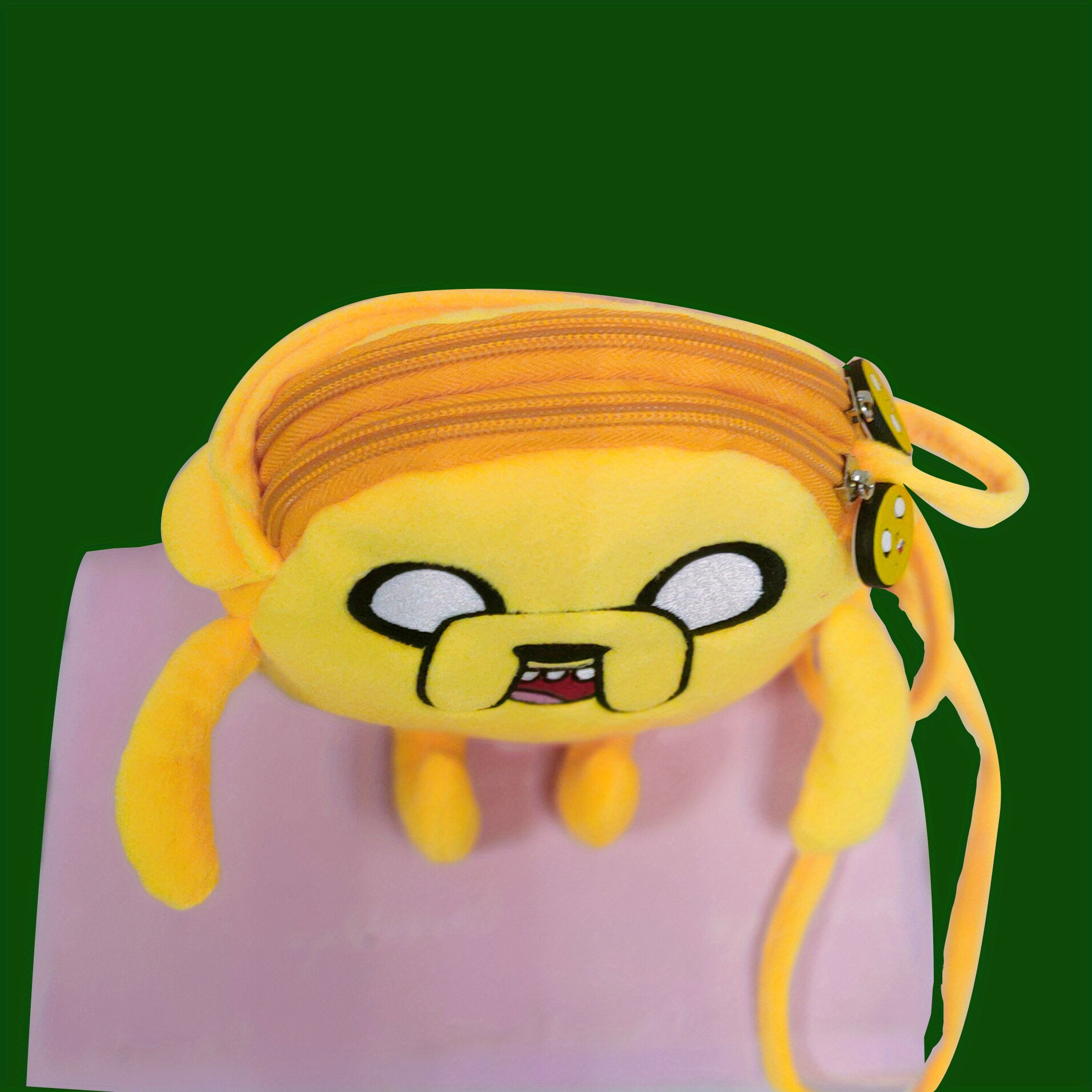 Cartoon Dog Shaped Shoulder Bag, Foldable Lightweight Zipper Crossbody Bag,  Cute Plush Phone Bag - Temu