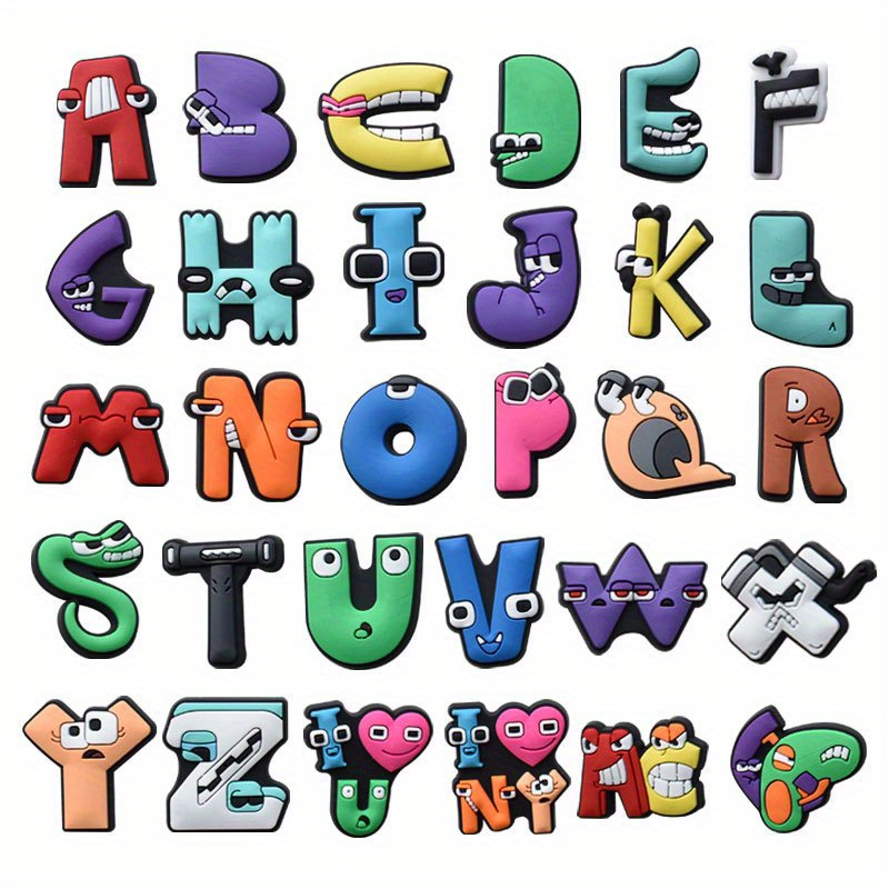 Pvc Decorative Accessories, Charms Crocs Letters