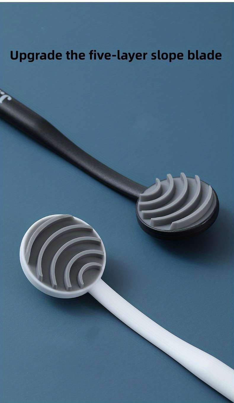 Silicone Tongue Scraper Tongue Coating Cleaning Scraper Temu