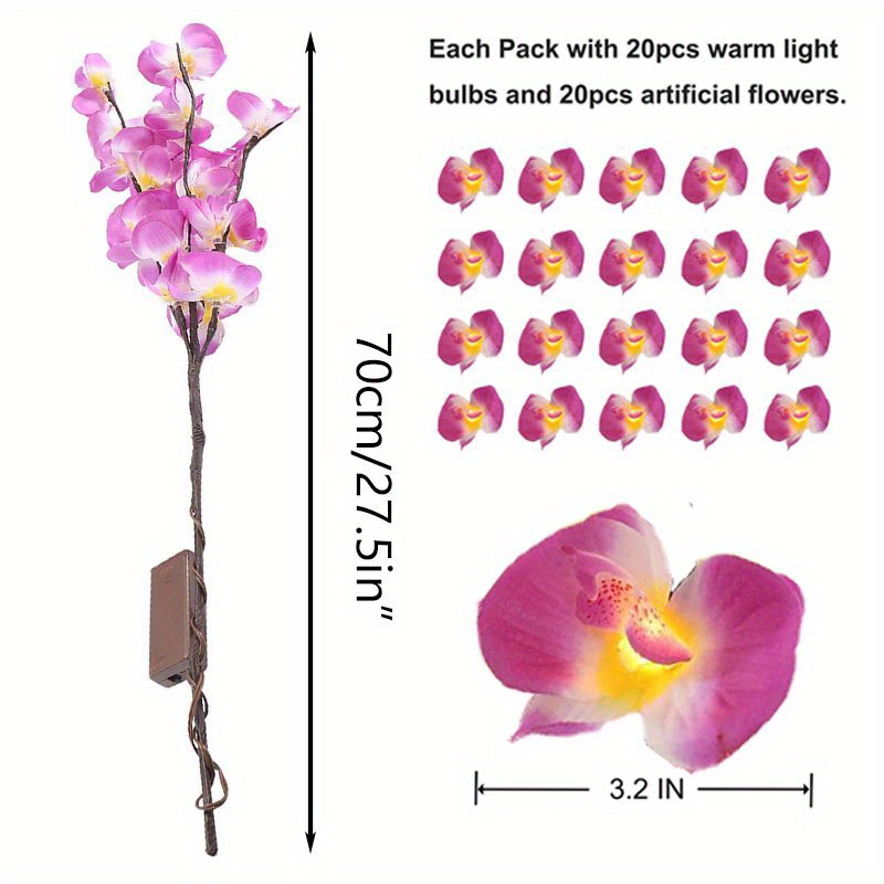  Artificial Flowers - Light Bulbs / Artificial Flowers
