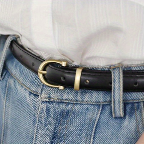 Fashion Embroidery Casual Vintage Belt Pu Leather Belt For Jeans