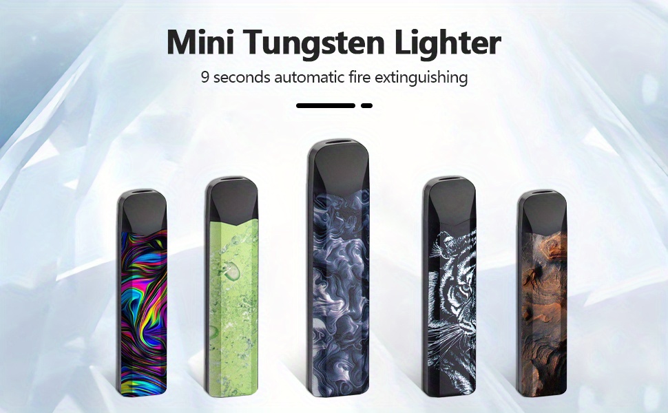 Usb Rechargeable Mini Lighter Tungsten Safety Lighter - Temu