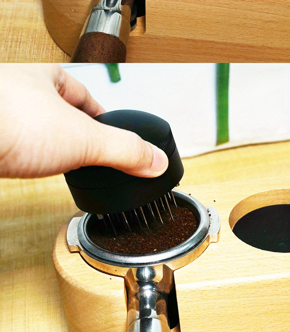 Coffee Tamper Distributor Leveler Tool Needle Type