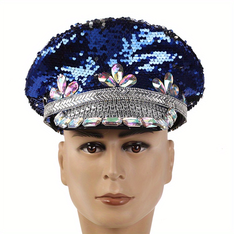 Costume Da Carnevale Blu Unisex Cappello Mardi Gras Festival - Temu Italy