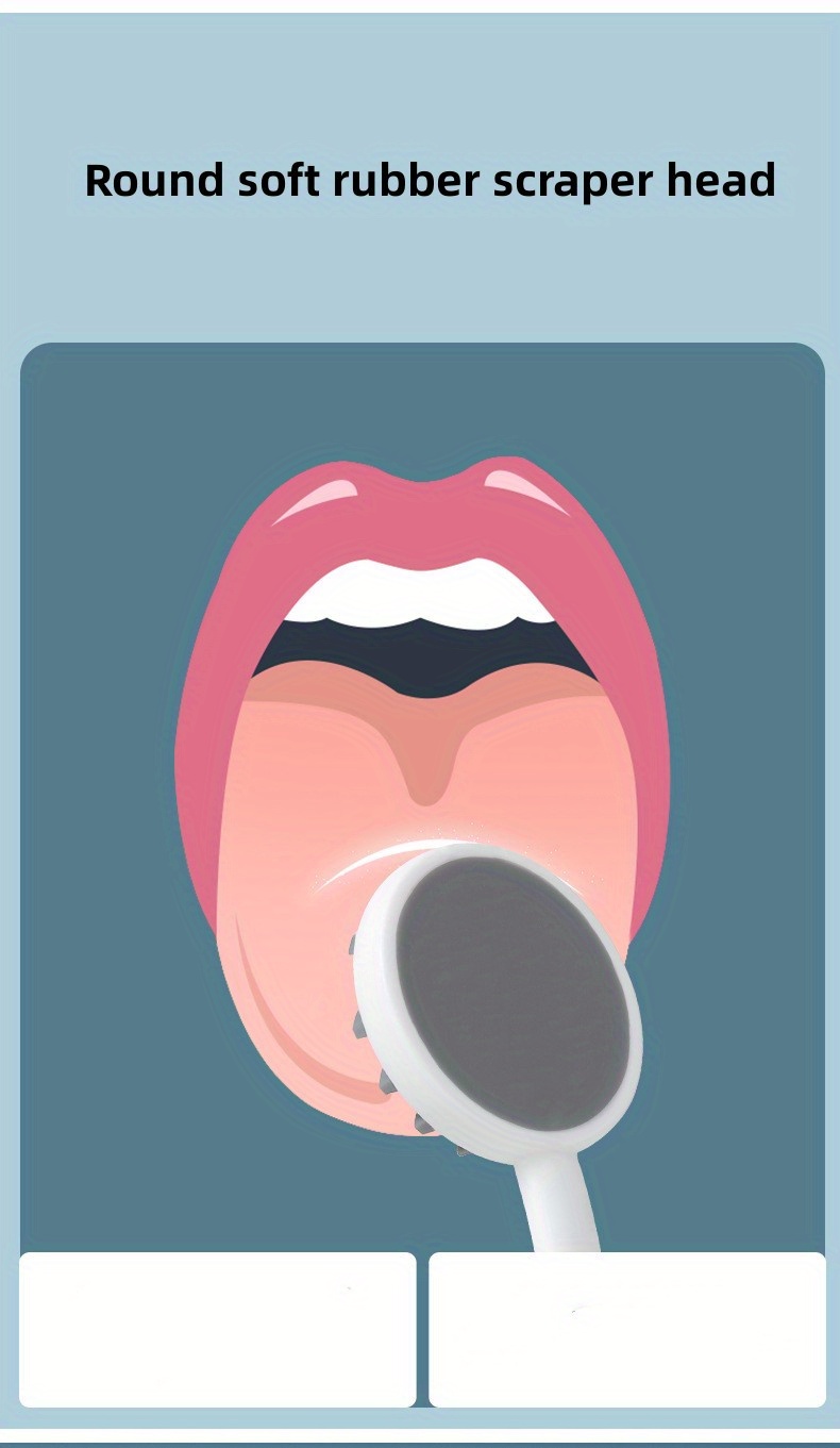 Silicone Tongue Scraper Tongue Coating Cleaning Scraper Temu
