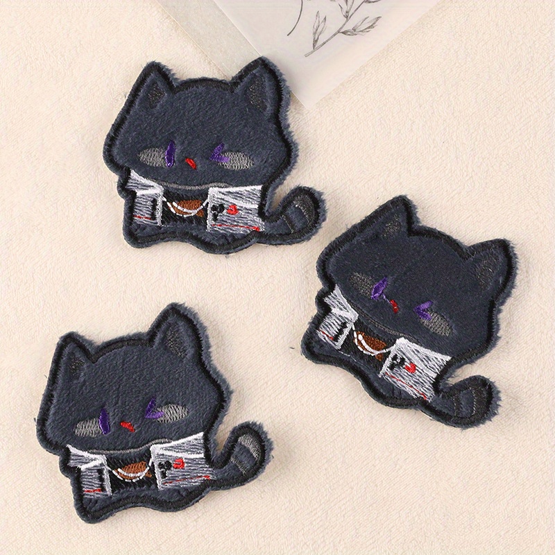 Patches on a backpack, clothes - Cute kitties - . Gift Ideas