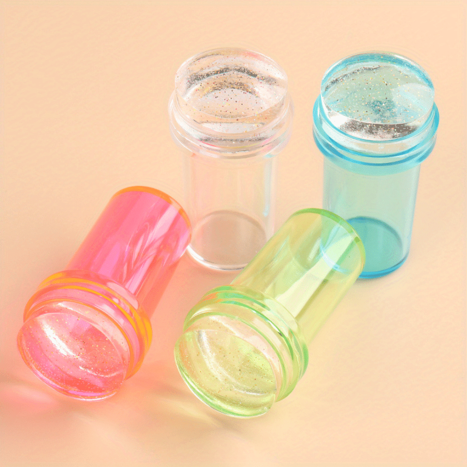 Nail Salon Clear Jelly Nail Art Stamper Scraper Temu Australia