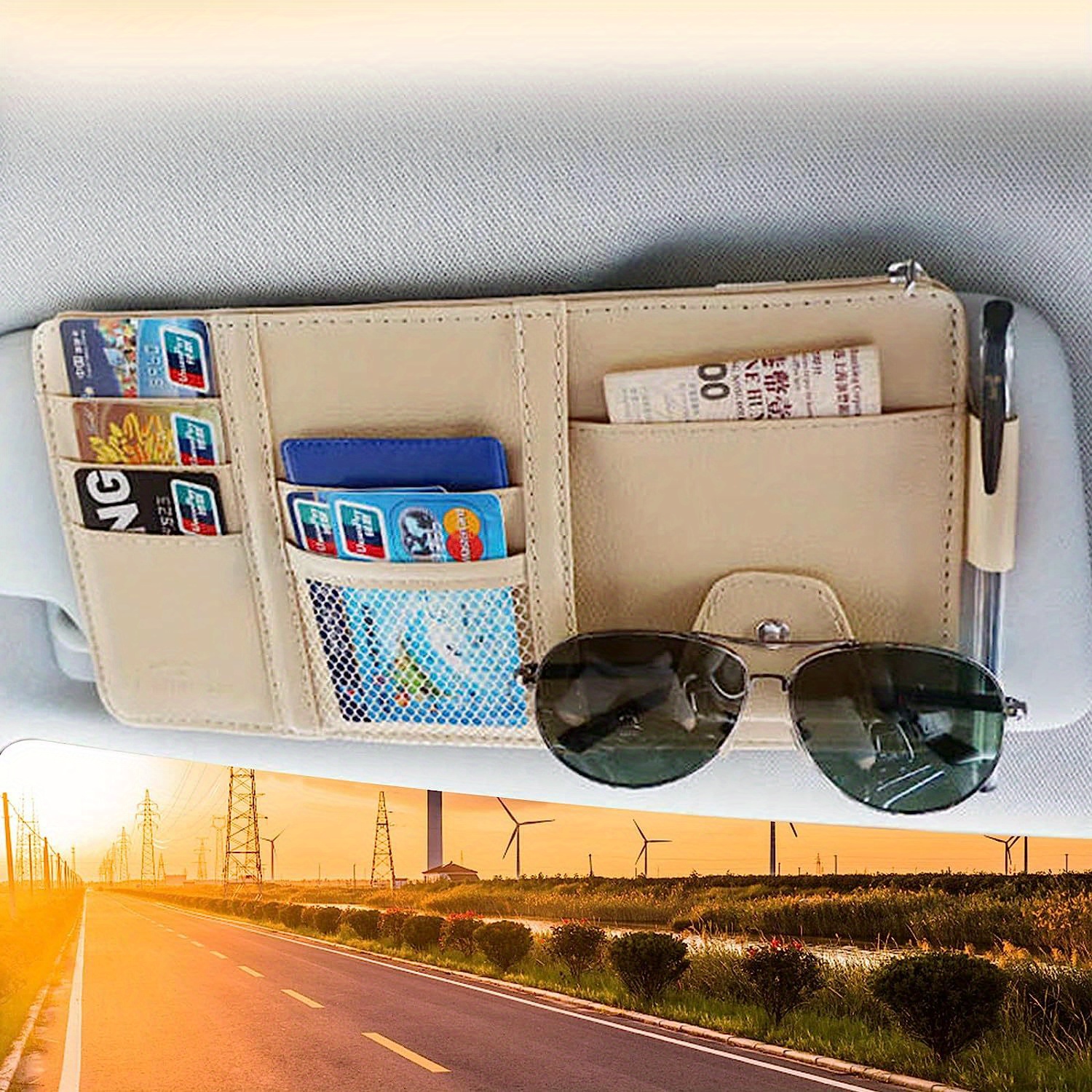 Auto-Visier-Taschentuchhalter - Auto-Sonnenblenden-Taschentuchhalter -  Tragbare Aufbewahrungsbox für Handys, Schlüssel, Stifte, universeller  Taschentuchhalter für Autos, LKWs, SUVs Manchas : : Auto & Motorrad