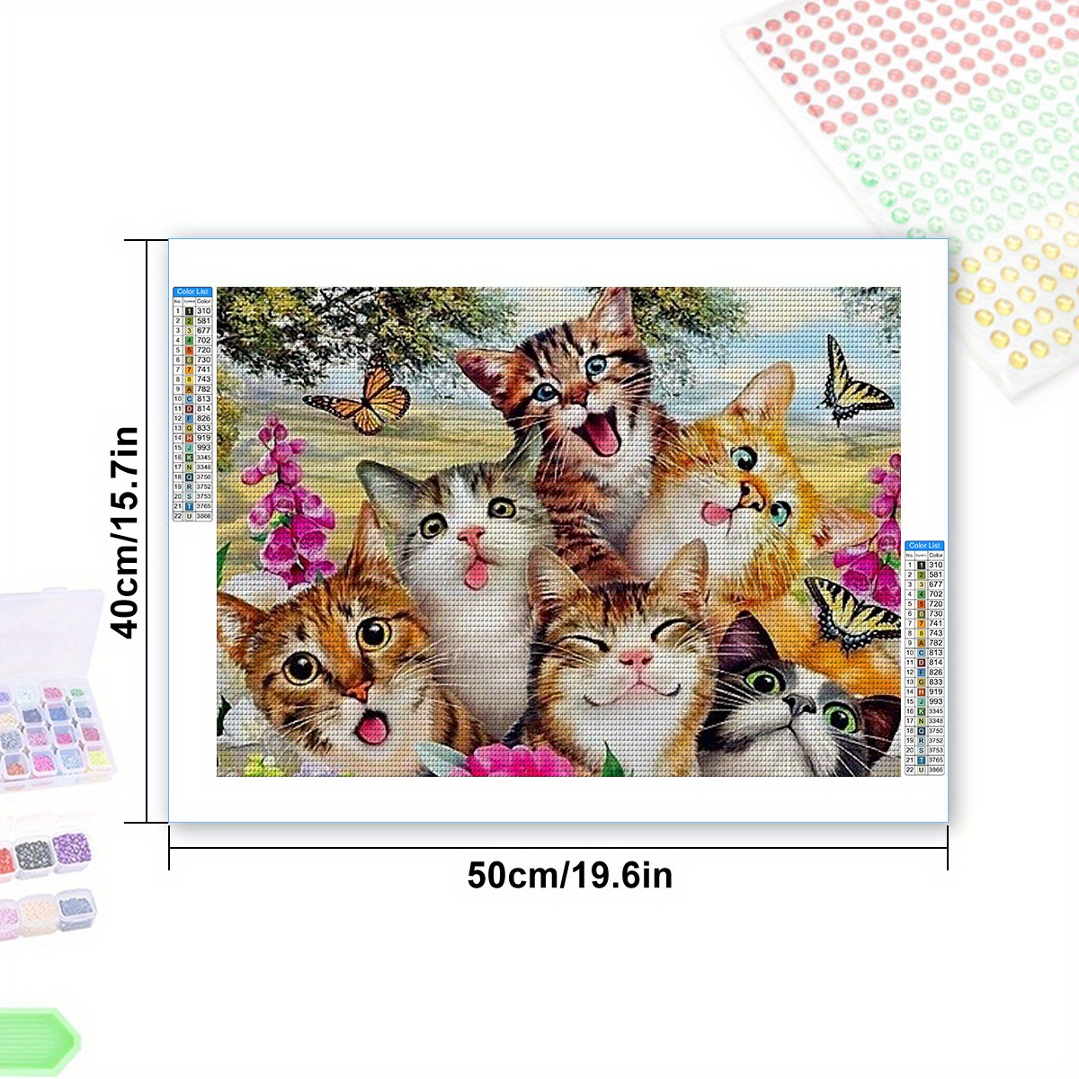 Cat Diamond Painting Kits diamond Art Kit For Adults 5d - Temu