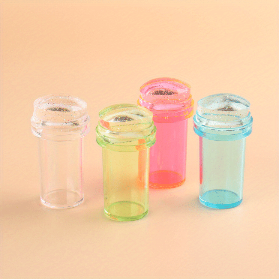 Nail Salon Clear Jelly Nail Art Stamper Scraper - Temu Australia