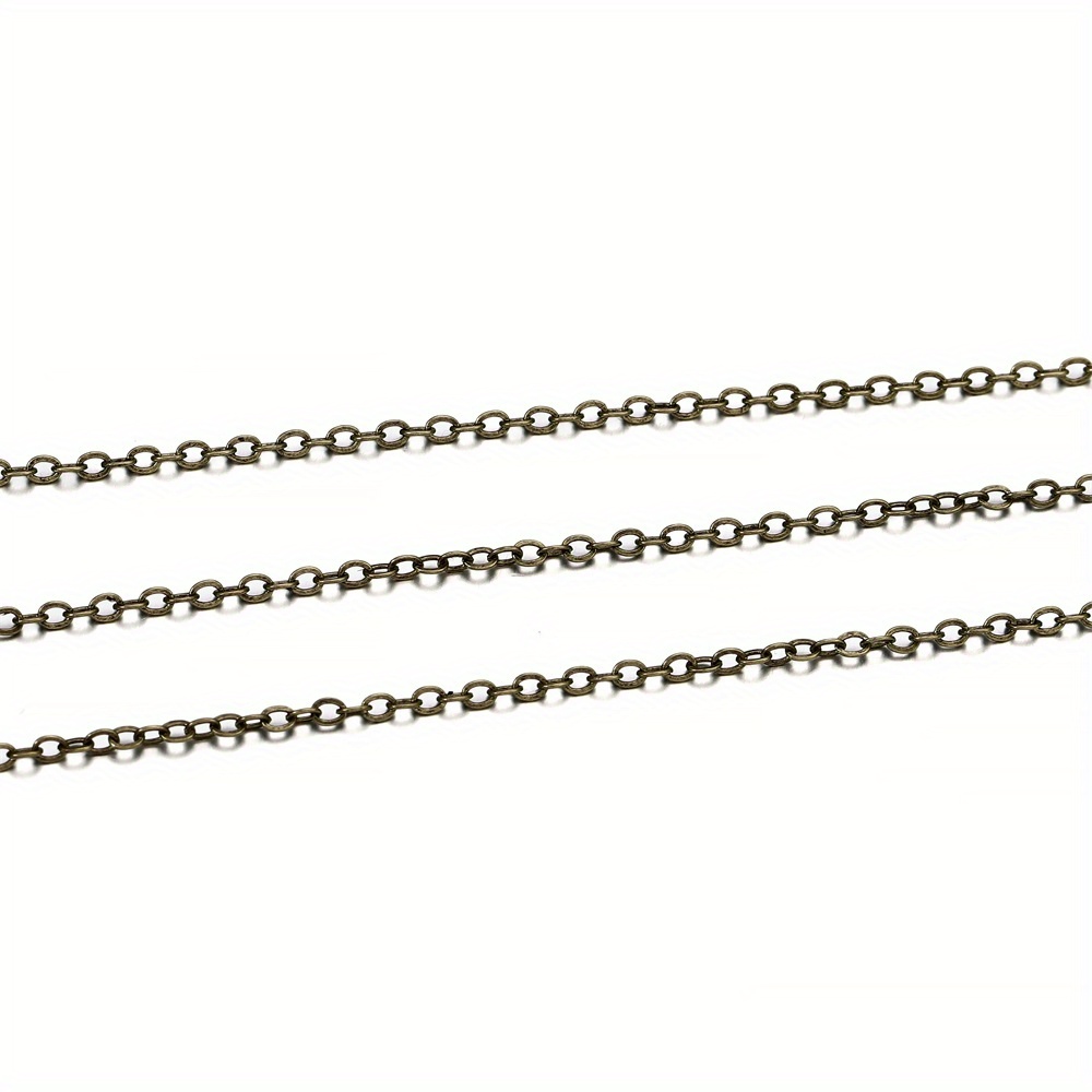 Lot Necklace Chain Iron Copper Chain For Jewelry Making - Temu