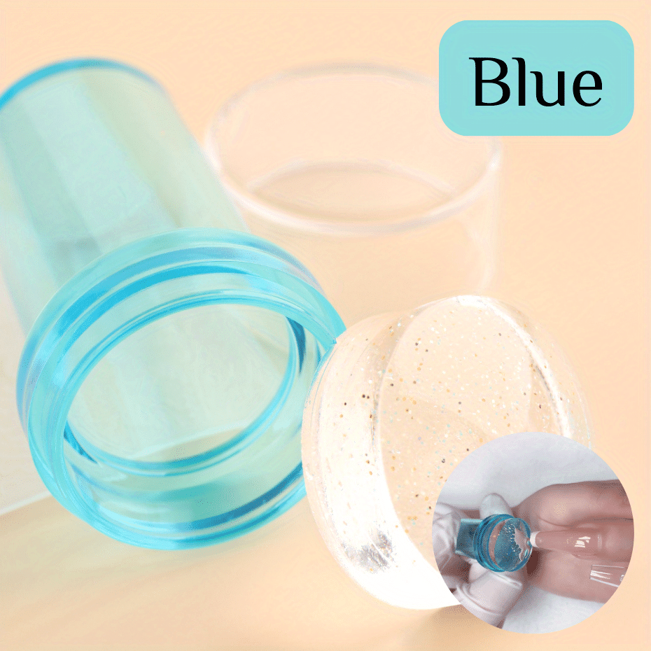 Nail Salon Clear Jelly Nail Art Stamper Scraper Temu Australia