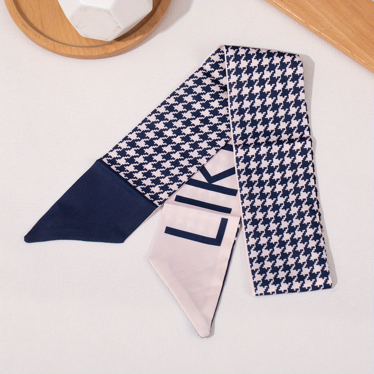 Cherry Pattern Headscarf Silky Scarf Retro Hair Accessories Headband