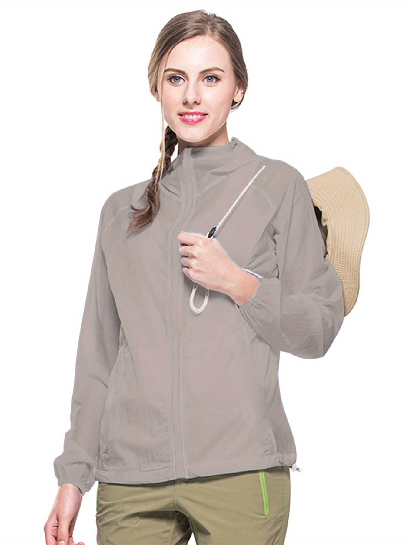 Unisex Sun Protection Jacket Hoodie Packable Spf Shirts Long Temu Norway