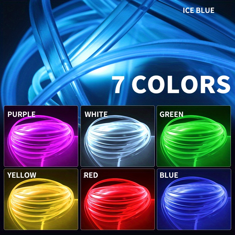 1 Set Multi colori Luci Striscia A Led Interni Auto Rgbic - Temu Italy