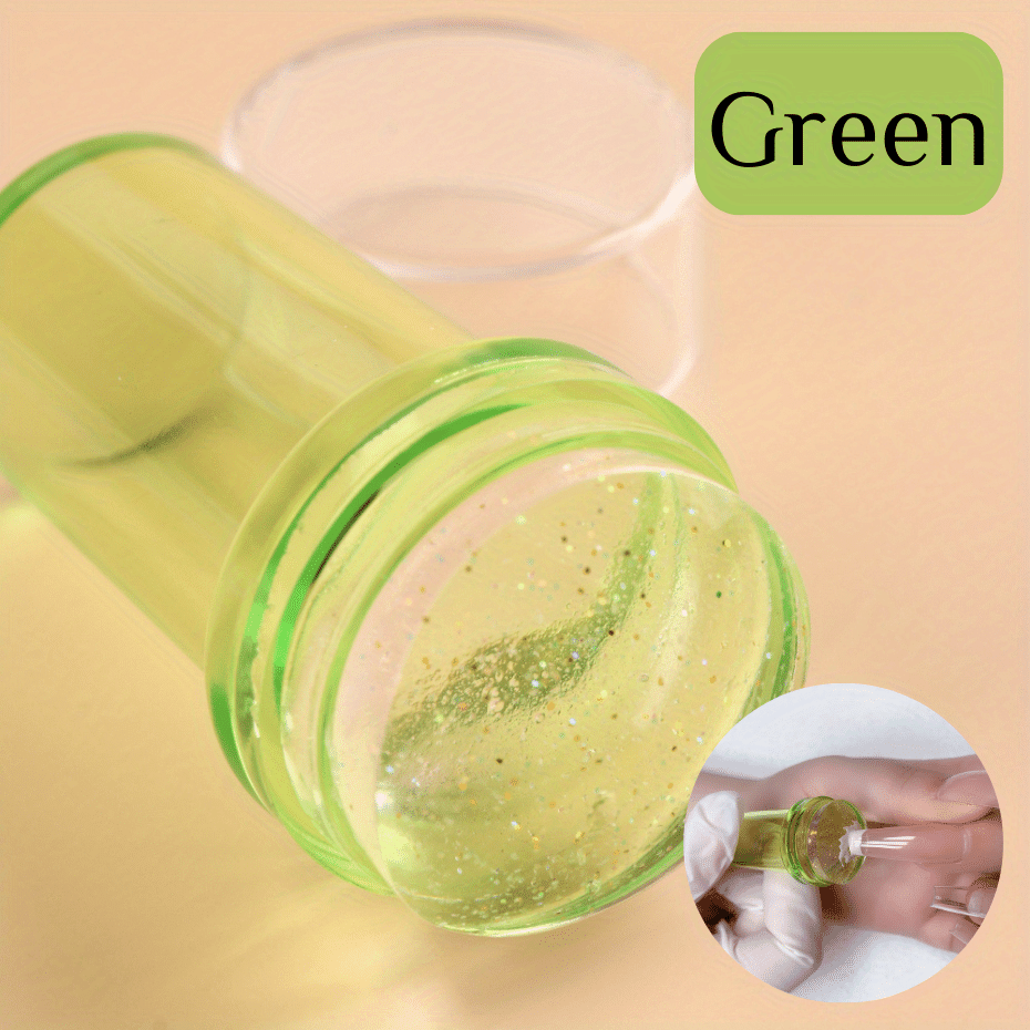 Nail Salon Clear Jelly Nail Art Stamper Scraper Temu Australia