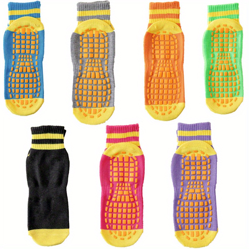 Non Slip Breathable Sporty Ankle Socks Cozy Cotton Grips - Temu