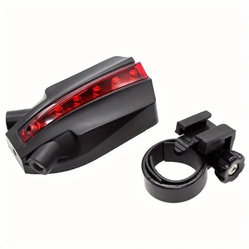laser 5 leds rear bike tail light waterproof bicycle cycling lights taillights led laser safety warning bicycle lights mountain road bike lights for riding cycling lighting details 4
