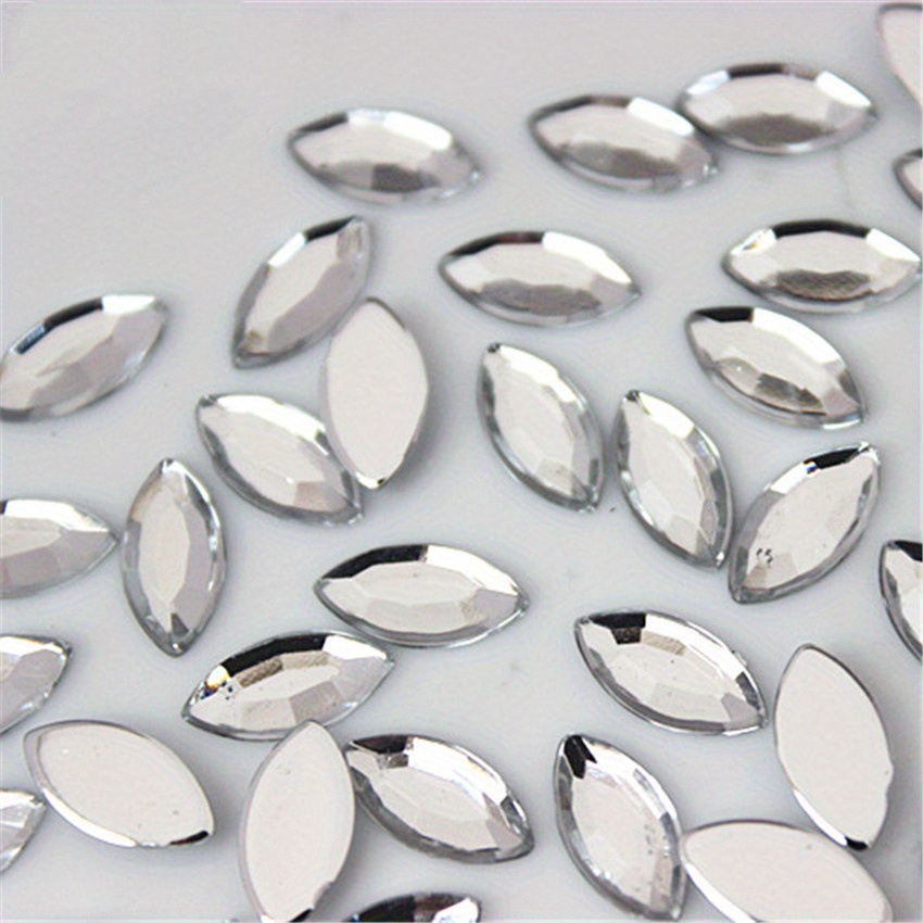 Image of 500pcs Sparkling Crystal Rhinestones For Nail Art And Diy Crafts - Mixed Colors And Sizes - Flatback Rhinestones For Elegant And Designs