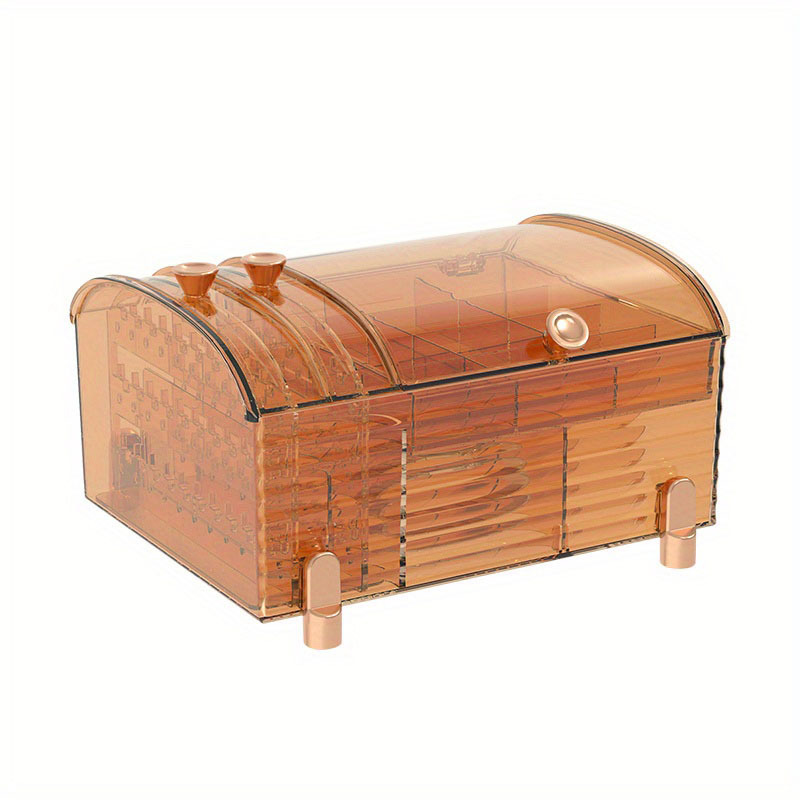 Rectangle Plastic Earring Holder Jewelry Storage Box