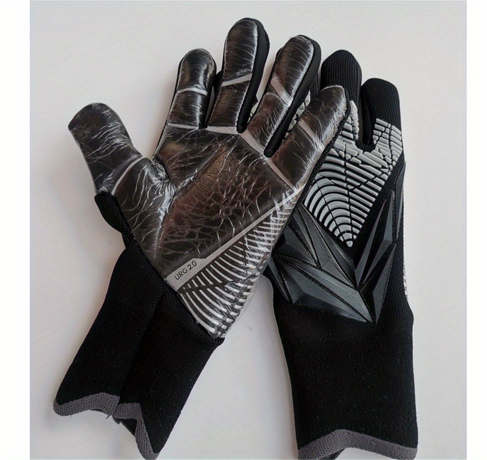 1 par látex fútbol portero Guantes adultos juventud espesado fútbol cómodo  transpirable durable anti deslizante profesional protección entrenamiento portero  fútbol exterior deportivo Hombres Mujer portero Guantes blanco, Mode de  Mujer