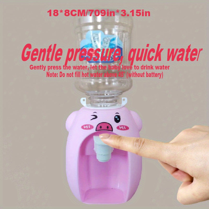 Cute Cartoon Pig Mini Water Dispenser Perfect Gift For Kids - Temu