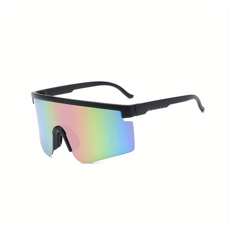 Y2K Wrap Around Sunglasses Semi Rimless Gradient Lens UV400