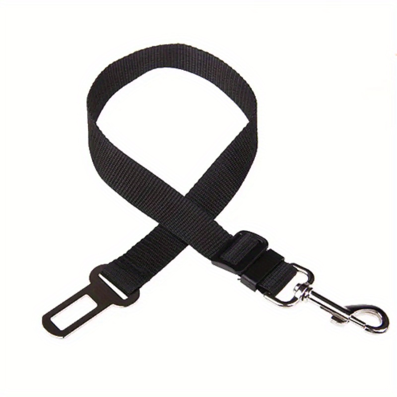 1pc Pet Seat Belt For Dog &amp; Cat, Retractable Dog Seatbelt For Car, Adjustable Pet Safety Seat Belts