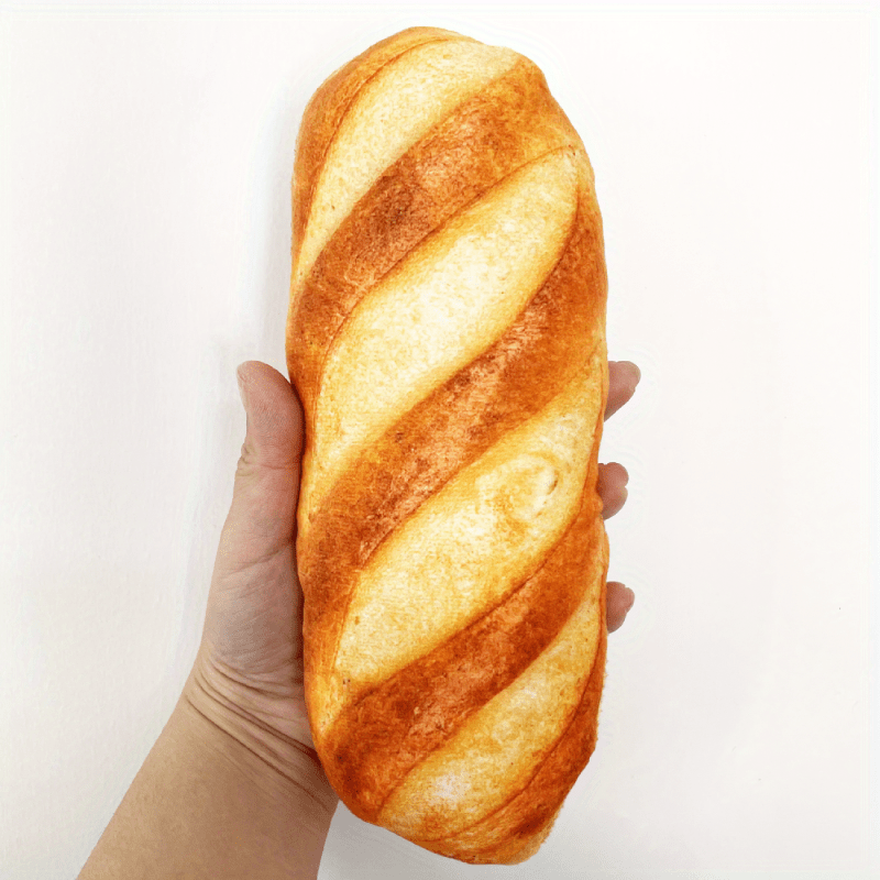 LZYMSZ 3D Simulation Butter Bread Pillow