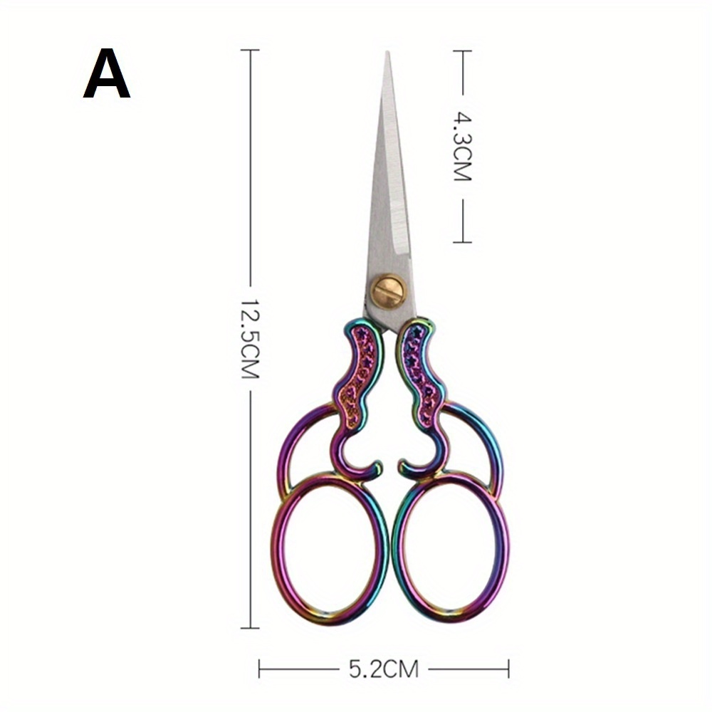 Stainless Steel Vintage Scissors Sewing Fabric Cutter - Temu