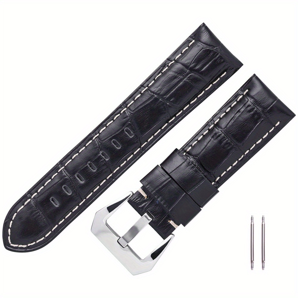 mens watch strap crocodile pattern Temu Philippines