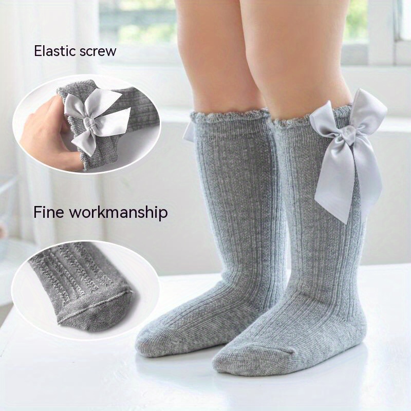 Little Surprise Box 3d Bow Socks for Girls