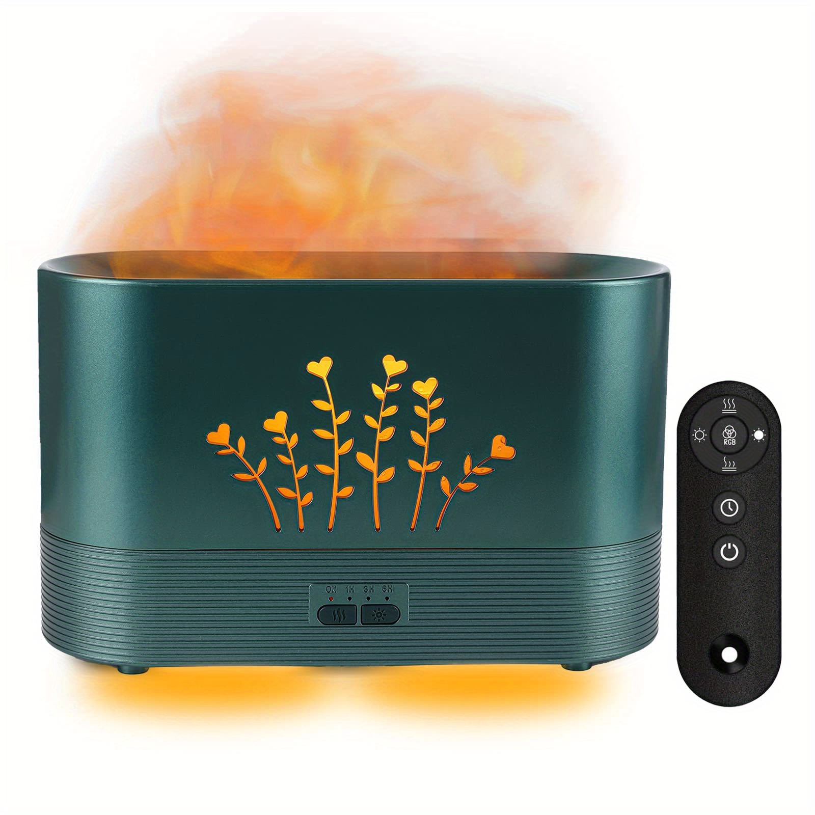 300ml Flame Fire Humidifier Aromatherapy Diffuser Ultrasonic Aromatic Essences House Air