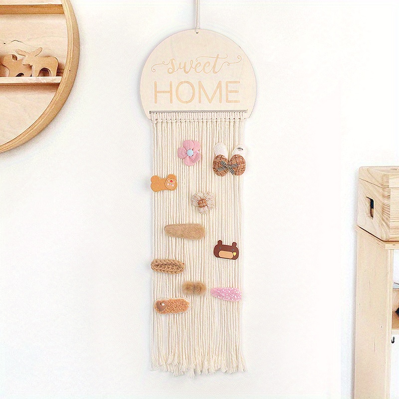 Organize Your Hair Accessories In Style With This Macrame - Temu